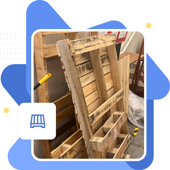 Grouped pallets